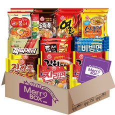 봉지라면세트 10종20개(진라면매운맛2+열라면2+오동통면2+진짬뽕2+스낵2+김치2+비빔면2+틈새2+짜장2+라볶이2), 1세트