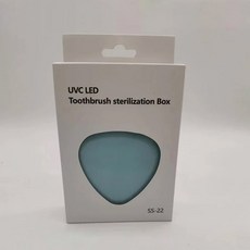 휴대용 미니 칫솔 소독제 거치대 USB 충전 150mAh 구강 관리 칫솔 UV 건조 살균기 상자, Blue