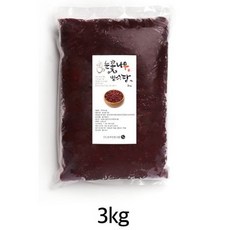 눈꽃나무 국산 팥빙수팥 3kg 가마솥에 장시간 삶은 100% 수제 빙수팥