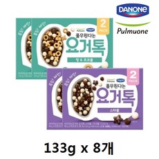 풀무원 요거톡 (스타볼 133g x 4개 + 링초코볼 125g x 4개), 8개