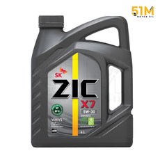 ZIC X7 5W30 SP 4L 가솔린 엔진오일