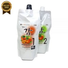 젤존감 트리트먼트 칼라 크림 (1제 500g+2제 500g) 저자극 새치염색 대용량, 젤존감 500g - 1N (흑색)