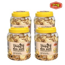 [머거본] 어포스낵 꾸이큰통 290g x4통, 1세트