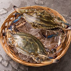 [24년 햇꽃게] 연평도 가을 활꽃게 숫꽃게 제철 절단 꽃게 급냉 1kg, 냉동숫꽃게, 3-4미 1kg