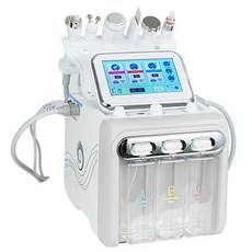 스킨 케어 장치 7 in 1 안티 에이징 작은 거품 H2O2 수소 산소 제트 뷰티 머신 LED 마스크 포함, [05] EU