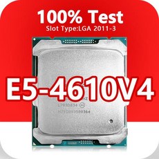 Xeon E5-4610V4 CPU X99 마더보드용 LGA2011-3 E5 14nm 10 코어 20 스레드 1.8GHz 25MB 105W 프로세, 한개옵션0