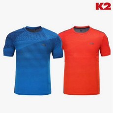 [현대백화점]K2 남성 OSSAK 프린트 라운드 반팔 티셔츠 KMM19202