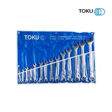 한경공구 TOKU 도쿠 콤비네이션 렌치 세트 14PCS 콤비 스패너 가다 (대만)