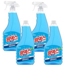 윈덱스 유리 세정제 본품 + 리필, 2세트, 500ml
