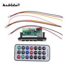 kebidu 5V 12V 블루투스 V5.0 MP3 플레이어 무선 수신기 MP3 디코더 보드 자, 상세내용참조