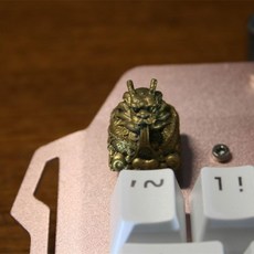 도자기키캡 기계식 질감 어 금속 대한 키보드에 긴 키 캡 수지 개성 차원 미니 수제, dragon keycap 1 pcs