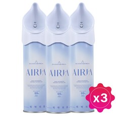 에어리아 휴대용 산소캔 420ml 3개 의약외품 산소통 가정용 산소호흡기