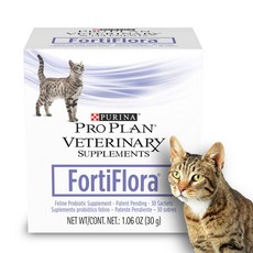 Purina Fortiflora 퓨리나 프로플랜 고양이용 프로바이오틱 FortiFlora 30g, 1개