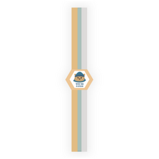 도나앤데코 포랭 명절 선물 포장 데코 띠지스티커 60p, blue, 15개
