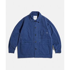 매장정품 에스피오나지 ESPIONAGE [S/S 프레젠테이션]French Wide Work Jacket Moleskin Washed Blue 20240131-15 445786