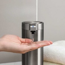 오토 디스펜서 세제 자동 식기세척기 샴푸 핸드비누 주방용 스마트, 1개, 12. 충전형-세척기+받침대