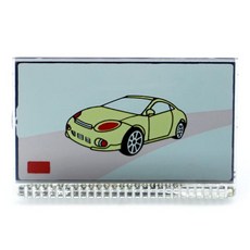 Scher-Khan Magicar 7 디스플레이 화면 용 M7 LCD 디스플레이 양방향 자동차 경보 시스템 Key Fob Scher Khan M7 lcd 리모컨, 1개