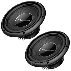 파이오니어 Pioneer [세금포함] [정품] (2) TS-A25S4 | 10 Inch 1200W SVC 4 Ohm Car 오디오 서브우퍼 Pair 카오디오 블루투스 스피커 TSA