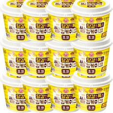 오뚜기 달걀 하나 톡 넣는 쌀컵케이크 초코, 60g, 12개