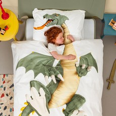 니스툴그로우 침구 스널크 이불커버 베개커버 S/SS 135x200 드래곤