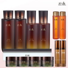 [한율] 송담 기초 2세트 +크림 4개 탄력집중 +활기영양 에센스, 없음