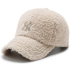 MLB 가을 겨울 양털 스냅백 ins 러블리 울라이크 컬러 배색 학생캡 5 colors