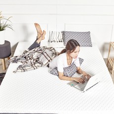 에어 플렉스 침대 매트리스 토퍼 3단 접이식 바닥이불 요 혼수 매트리스 SS Q