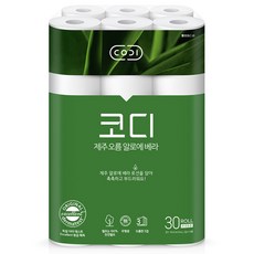 [코디] 코디 제주 오름 알로에 베라 화장지 30Mx30롤 1팩