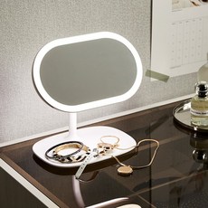 한샘 오즈 LED 거울 타원형, 없음