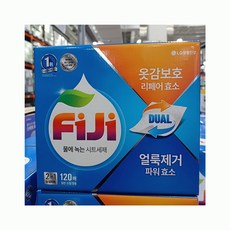 LG생활건강 FIJI 피지 물에 녹는 시트세제 120매, 1매입, 105개