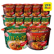 오뚜기 마슐랭 마라탕면 130g 6개+마라샹궈 120g 6개 1세트 상품 이미지