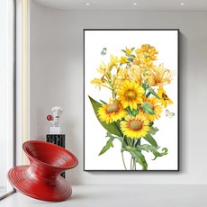 실십자수해바라기