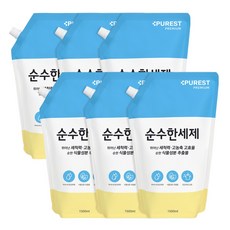 퓨레스트 세제(리필) 1500ml 6개입 (10/22오전9시까지)