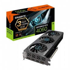 GIGABYTE 정품 기가바이트 지포스 RTX 4060 EAGLE OC D6 8GB 제이씨현 그래픽카드