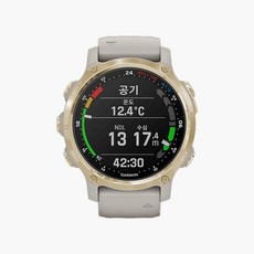 [가민 GARMIN] Descent Mk2S Light Gold with Light Sand Silicone Band