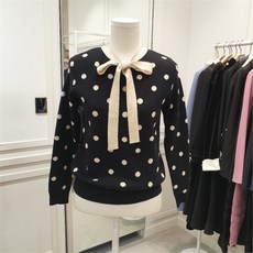 SATIN NC06 도트리본포인트니트 O203t942