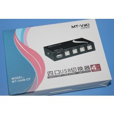 AV선택기 MT-1A4B-C4수동 USB프린트 공유기 절환기 USB4수입 1출시, 기본