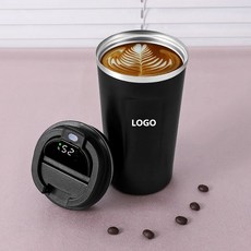 온도 디스플레이 자동차 커피 컵 타 프리우스 캠리 코롤라 C HR CHR RAV4 프라도 이 레빈 510ml