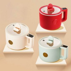 라면 전기 포트 미니 멀티 쿠커 1인용, 1. 연두색 300W 1.6L