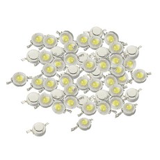 STK 구슬 백색 LED 다이오드가 50 조각 1W 고성능 SMD LED 옥수수 속 칩에 의하여 점화합니다, 1개, 단일상품