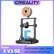 3D프린터 Creality Ender 3 V3 SE CR 터치 자동 레벨링 FDM 직접 압출기 로딩 필라멘트 250 mms