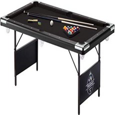 Fat Cat Trueshot 6’ Pool Table with Folding Legs for Easy Storage Included Pool Cues and Billiard B, 1