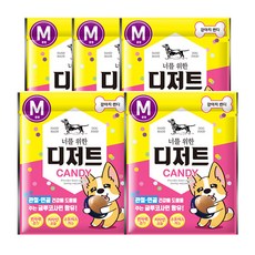 동원 강아지캔디 치킨맛 간식, 치킨맛M, 21g, 5개