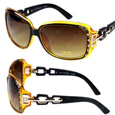 [관부가세포함] Women Square Wrap RhinestOnes Sunglasses Fashion De