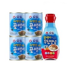 유동 자연산 골뱅이300g x 4개 + 유동 골뱅이무침양념 1개, 1세트