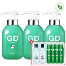 TS GD 청소년 샴푸 400ml*3+ 라퍼퓸 샴푸 100g*2+6g*12 (샴푸만 1 472ml)