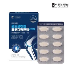 한미양행 콘드로이친 뮤코다당단백 플러스 1000mg, 6박스, 60정