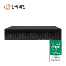 TTA 한화비전 XRN-K1620SB-12 8K 16채널 IP NVR 녹화기(HDD 12TB 포함), 1개