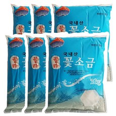 할라 꽃소금 3Kg, 6개