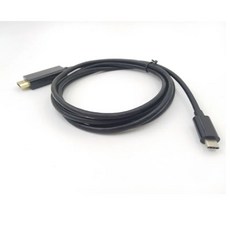 고해상도 4K 타입 C HDMI 변환기 케이블 USB 어댑터 1.8 미터 오토바이 전자 액세서리, 02 Black, 1개
